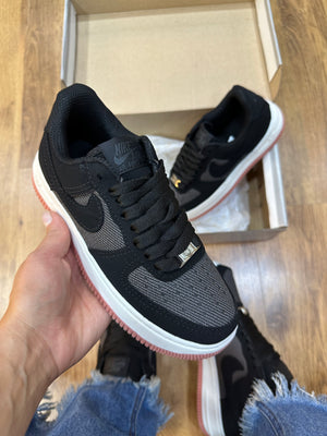 Air Force 1 Preto Cinza Rose