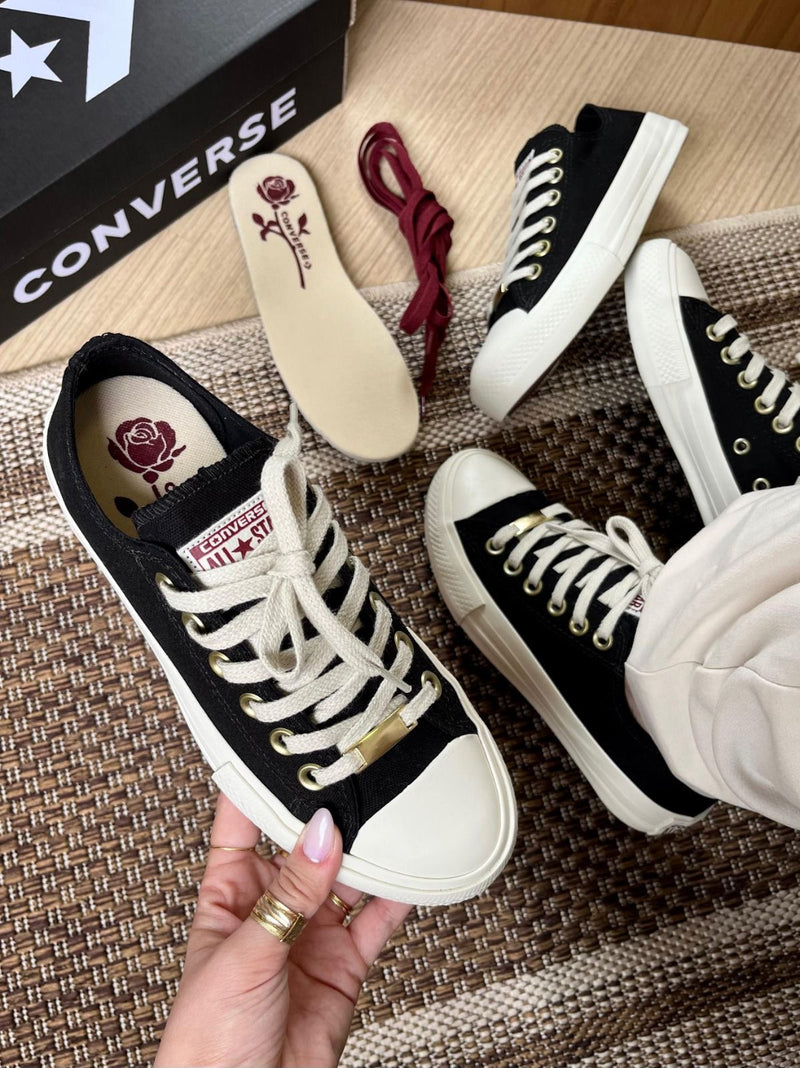 Tênis All Star Cano Baixo Bem me quer