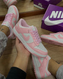 Dunk Low Rosa e Branco premium