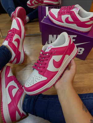 Dunk Low Pink e Branco