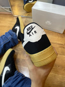 Air Force 1 Preto Branco Sola Látex