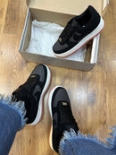 Air Force 1 Preto Cinza Rose