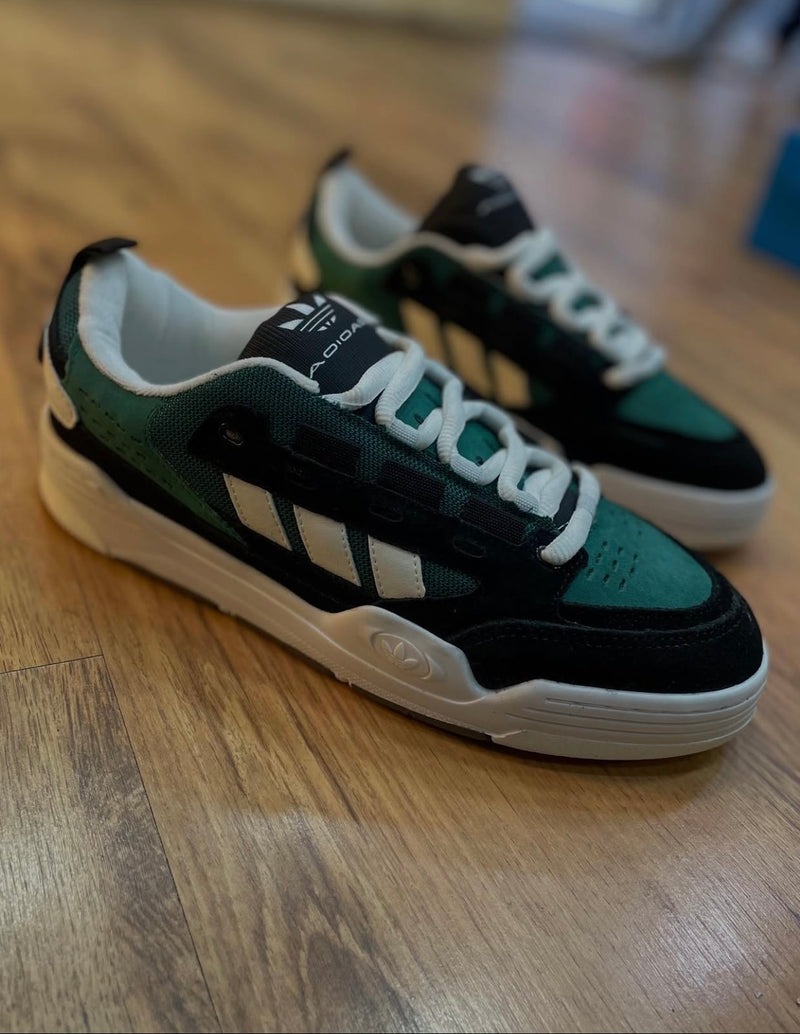 Tênis Adi2000 Preto verde e branco