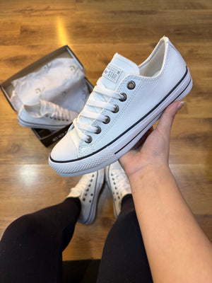 All Star Branco/Preto Courino