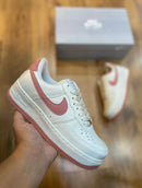 Air Force 1 Branco/Rosa escuro