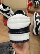 Dunk low twist Preto/Branco