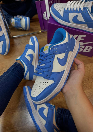 Dunk Low Azul e Branco