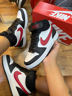 Tênis Nike Borough Preto/Branco/Vermelho