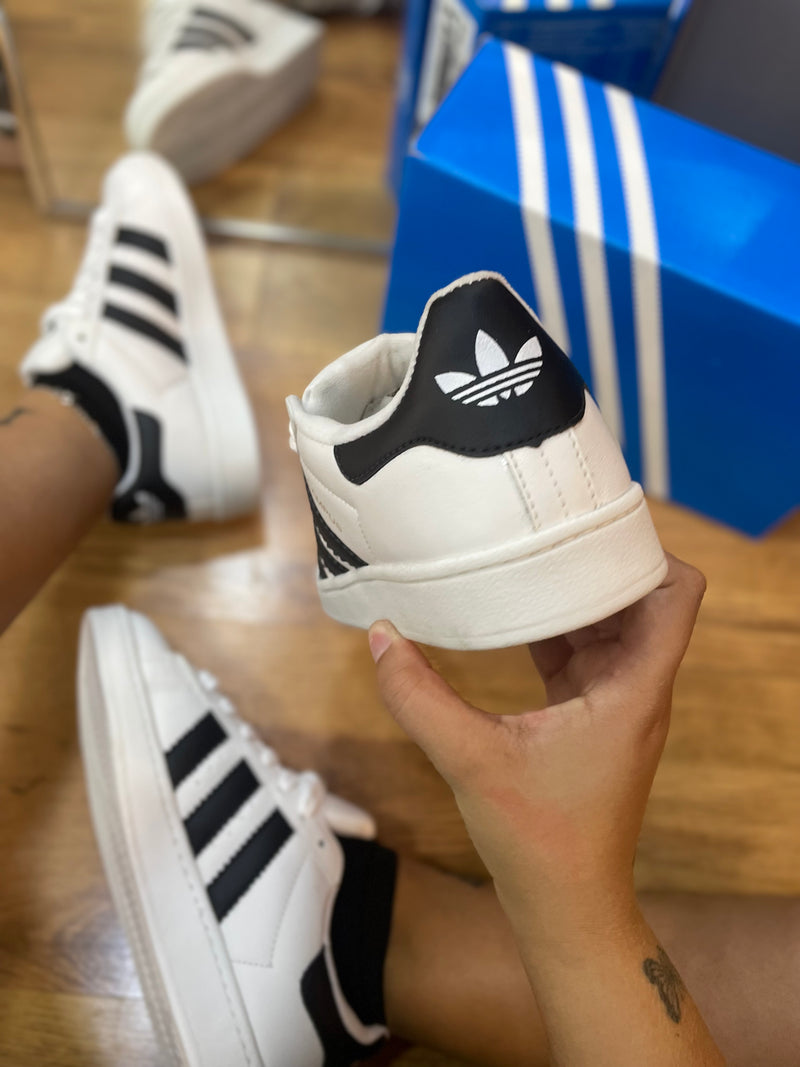 Adidas Campus Branco/Preto Premium