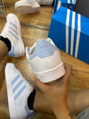 Adidas superstar branco/azul