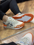 Tênis Asics gel lyte III Bege Laranja