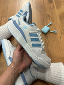 Adidas Fórum Branco/Celeste