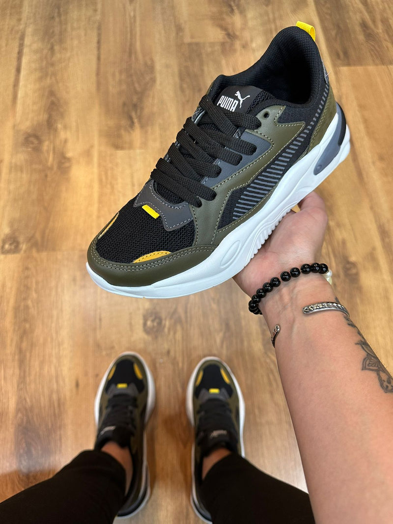 Puma X-Ray 2 Preto/Militar/Amarelo