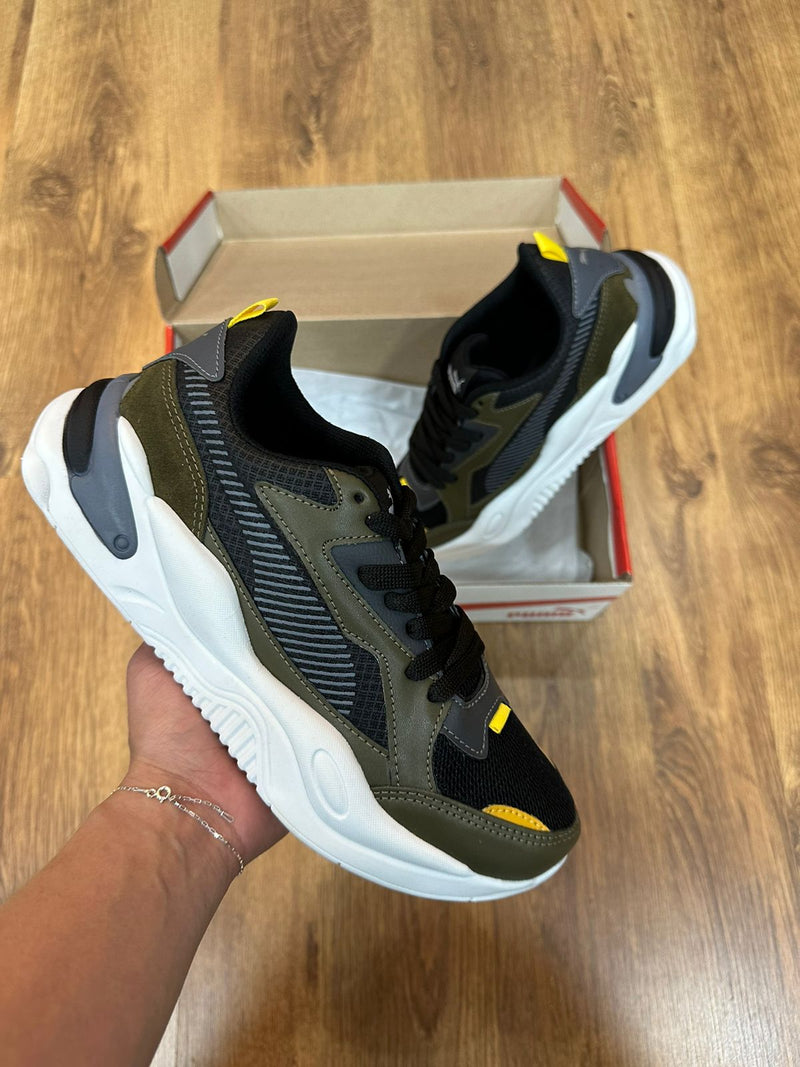 Puma X-Ray 2 Preto/Militar/Amarelo