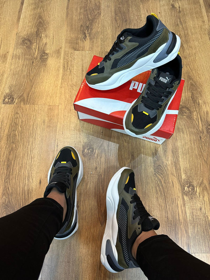 Puma X-Ray 2 Preto/Militar/Amarelo