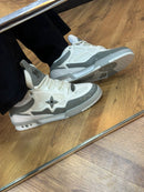 Tênis Louis Vuitton Skate Branco/Cinza