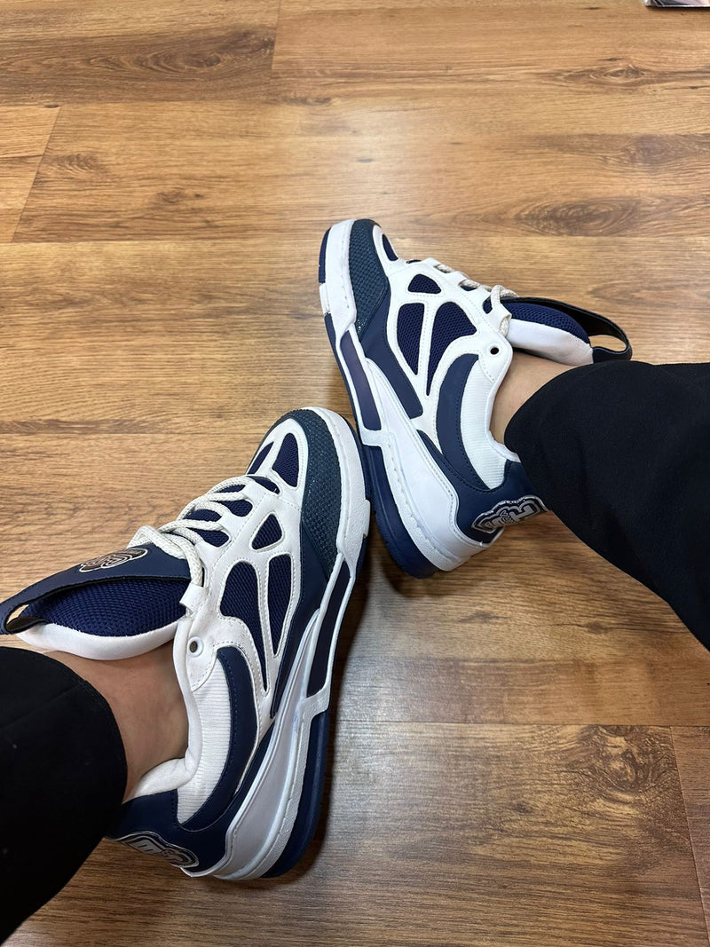 Tênis Louis Vuitton Skate Branco/Azul Marinho