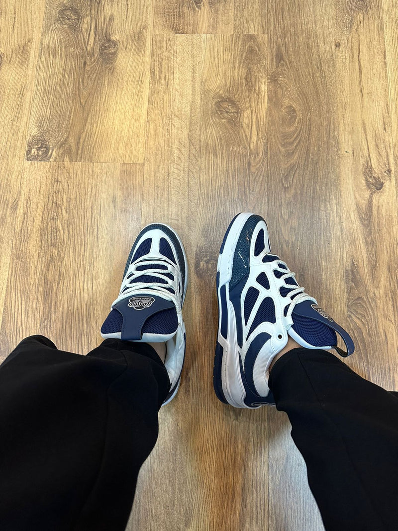 Tênis Louis Vuitton Skate Branco/Azul Marinho