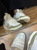 Tênis Louis Vuitton Skate Branco/Bege